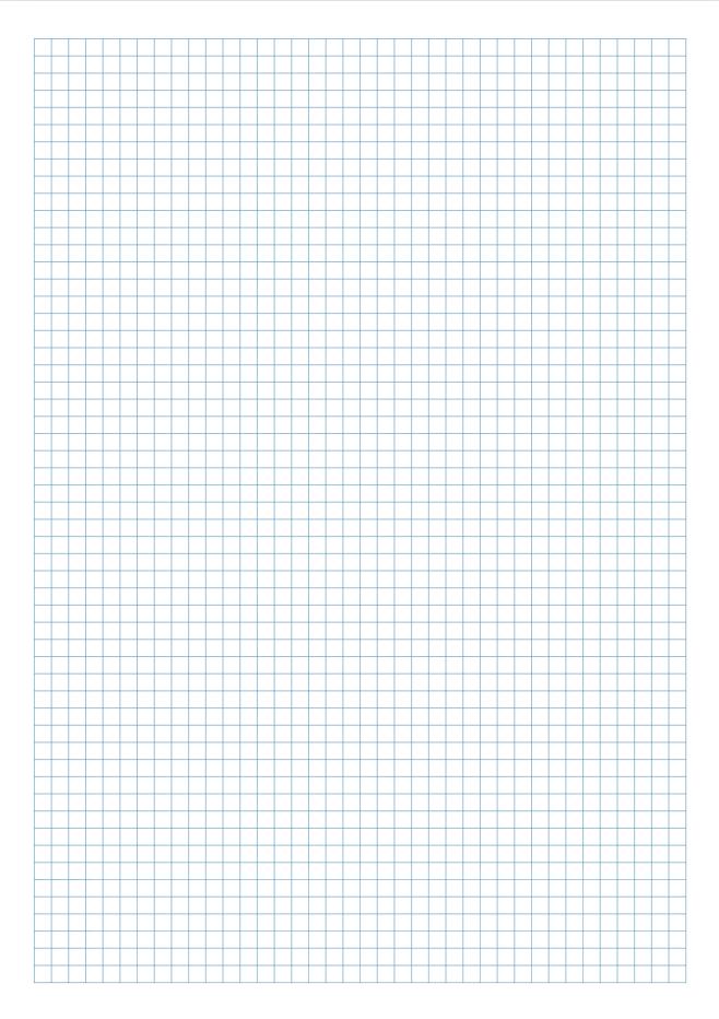 Carta a quadretti da 5 mm su A4, esempio di foglio stampabile