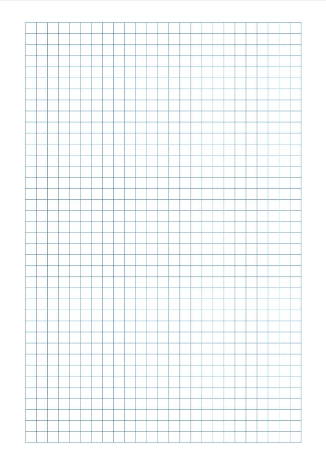Carta a quadretti A5 su A5, esempio di foglio stampabile